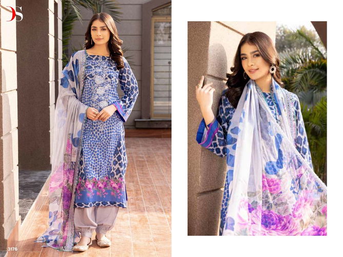 Charizma By Deepsy Embroidered Cotton Pakistani Suits Catalog